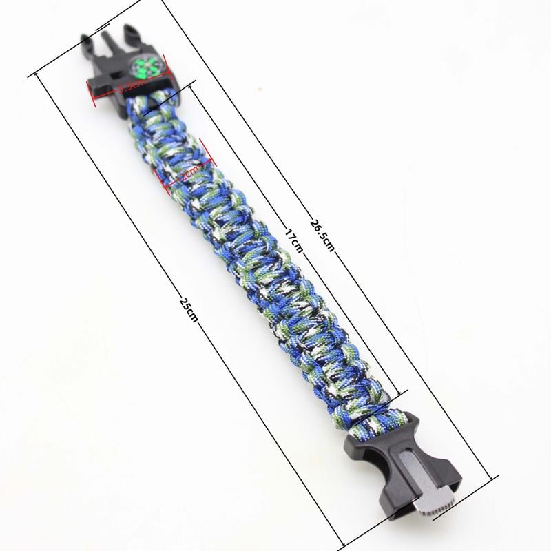 Multifunctional 5 in 1 Multifunctional Outdoor Parachute Rope
