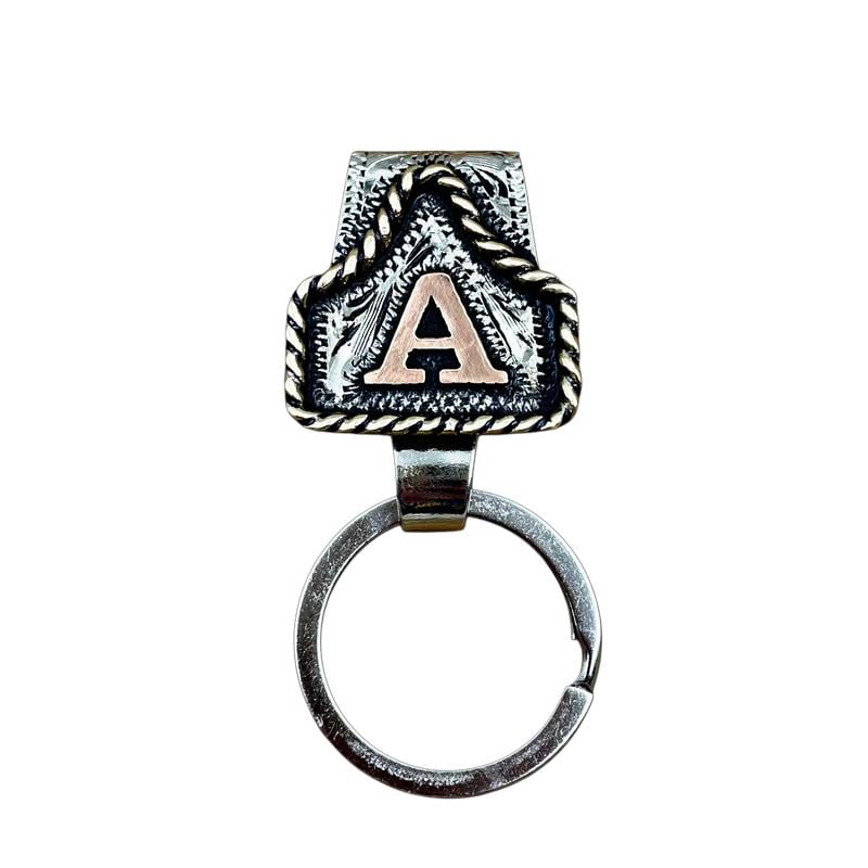 Handmade Cow Tag Belt Key Holder with Custom Initial.(⏰Limited Quantities Available)