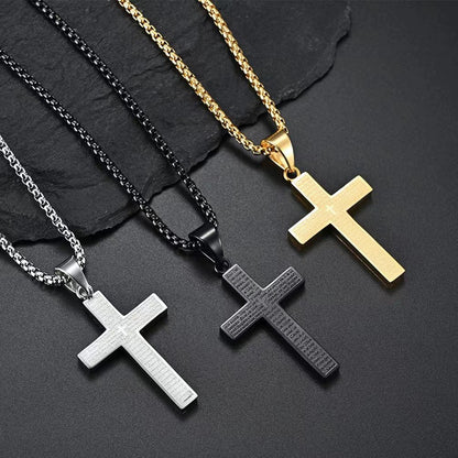 Easter’s Hot Selling & 🔥🔥Lord‘s Prayer Scibble Cross Necklace