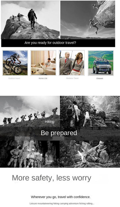 Multifunctional 5 in 1 Multifunctional Outdoor Parachute  Rope