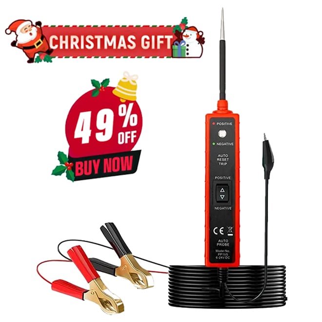 🎁Car Electric Circuit Tester,  6-24V DC Automotive Multifunctional Drive Test Pen, Car Short Circuit/Open Circuit/Leakage Detection Tool