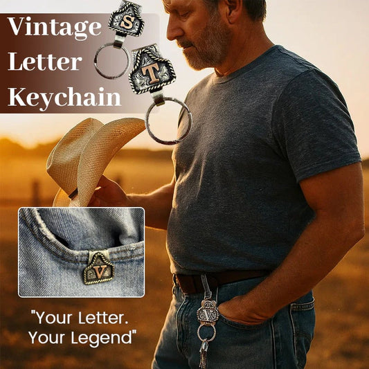 Handmade Cow Tag Belt  Key Holder with Custom Initial.(⏰Limited Quantities Available)