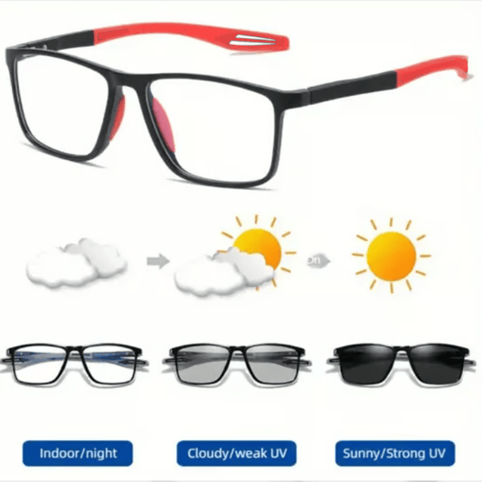 Sports smart photochromic reading glasses