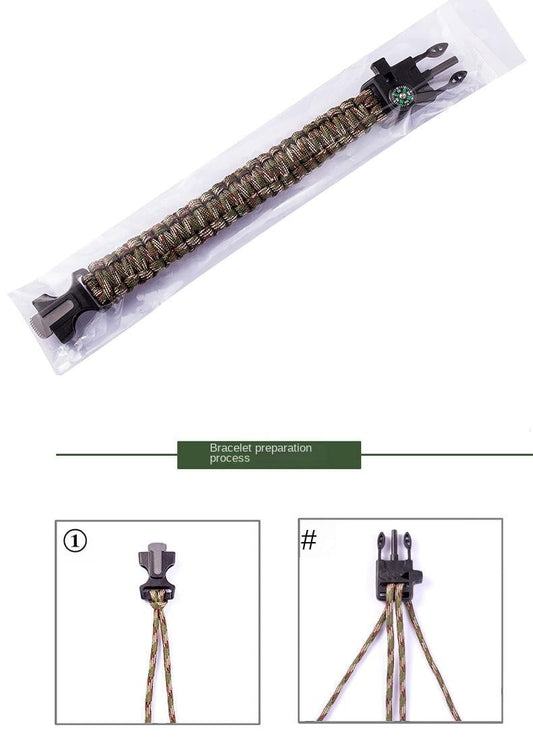Multifunctional 5 in 1 Multifunctional Outdoor Parachute  Rope
