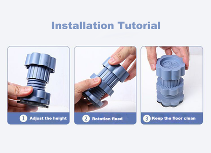 Universal Multi-Functional Heightening Pads For Washing Machine Base