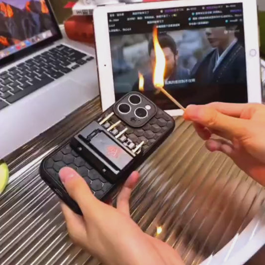 Mobile phone holder matchbox