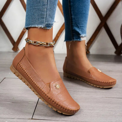 🔥Best Seller-Last Day Sale 60% OFF🔥 Orthopedic leather shoes, Lightweight, Anti-Slip, Breathable for Women